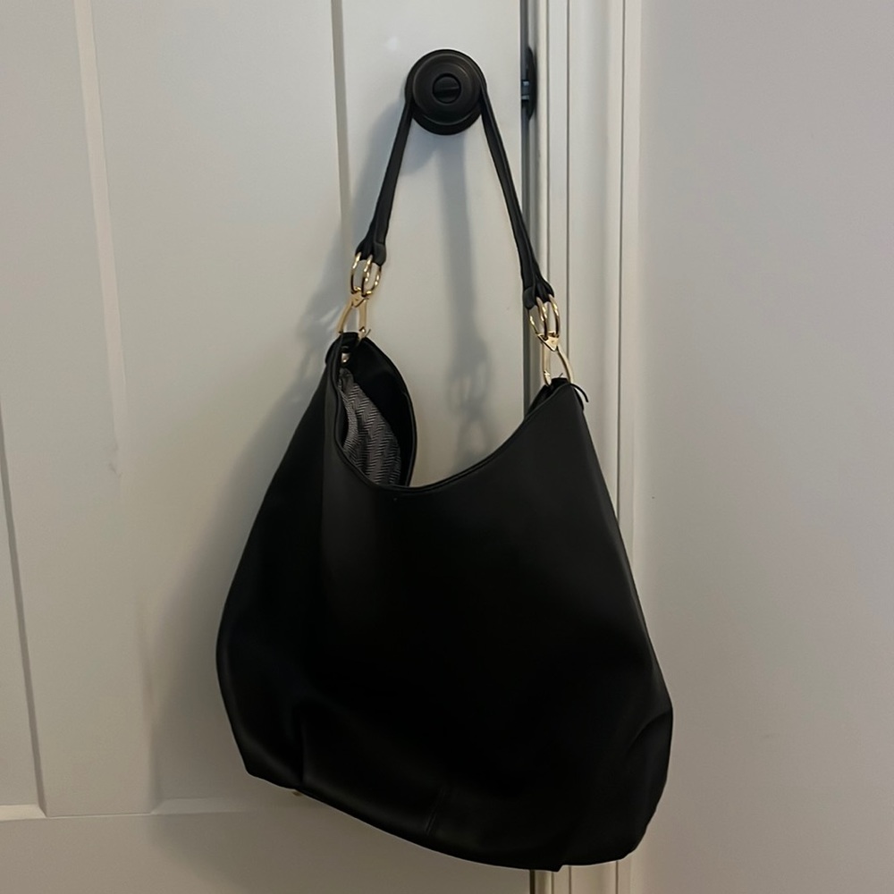Black hobo/satchel shoulder bag